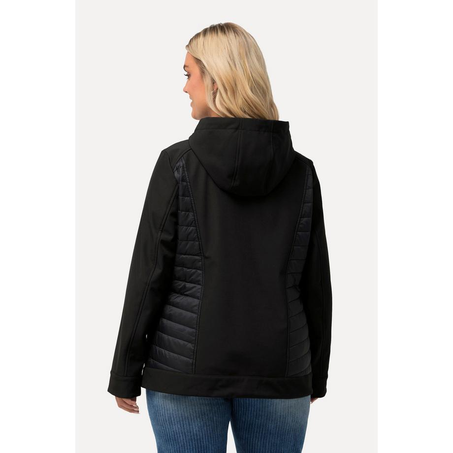 Ulla Popken HYPRAR Veste à capuche hybride déperlante  