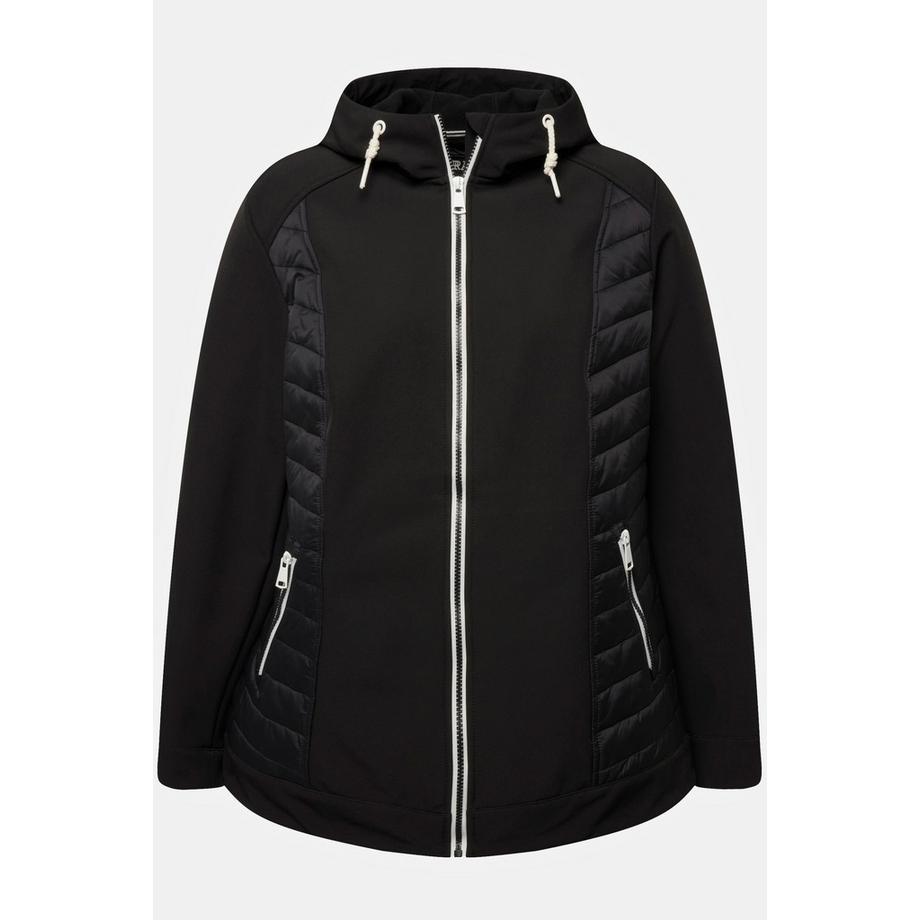 Ulla Popken HYPRAR Veste à capuche hybride déperlante  