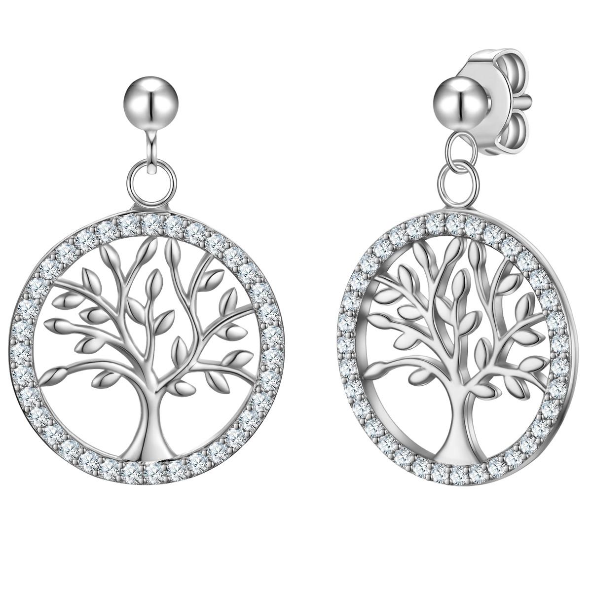 Rafaela Donata  Femme Boucles d´oreilles Arbre de vie 