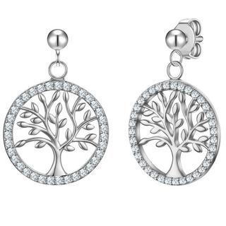 Rafaela Donata  Femme Boucles d´oreilles Arbre de vie 