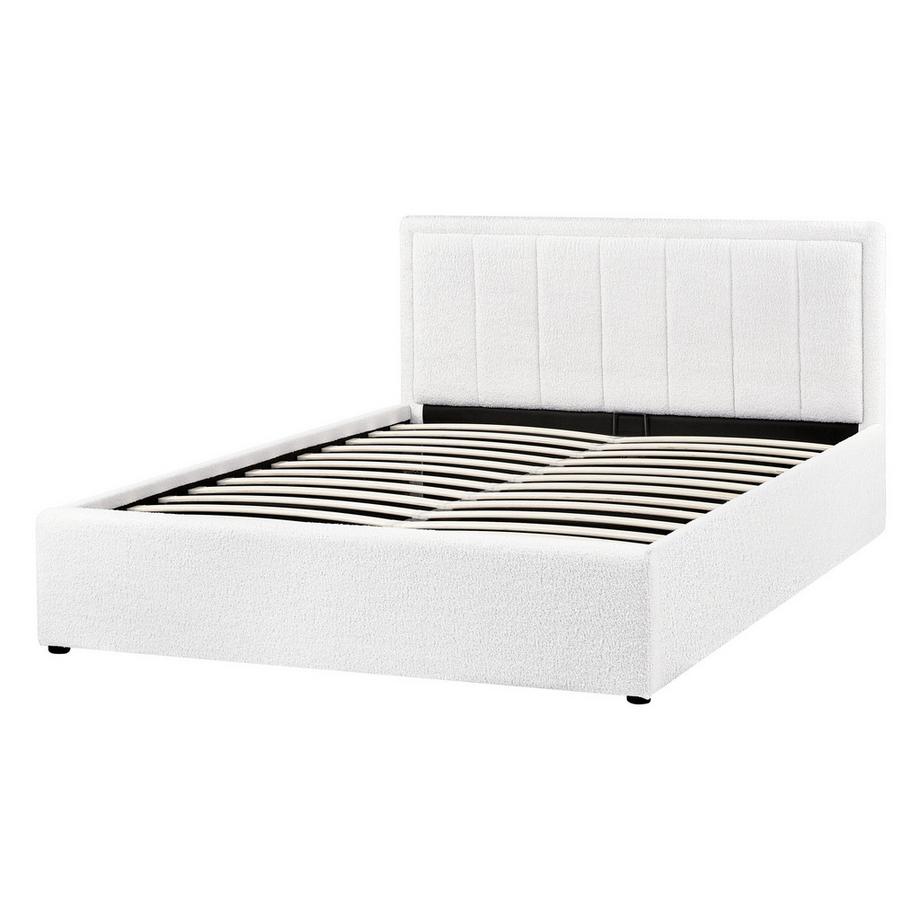 Beliani Lit ottoman en Bouclé  MONTLAUR  