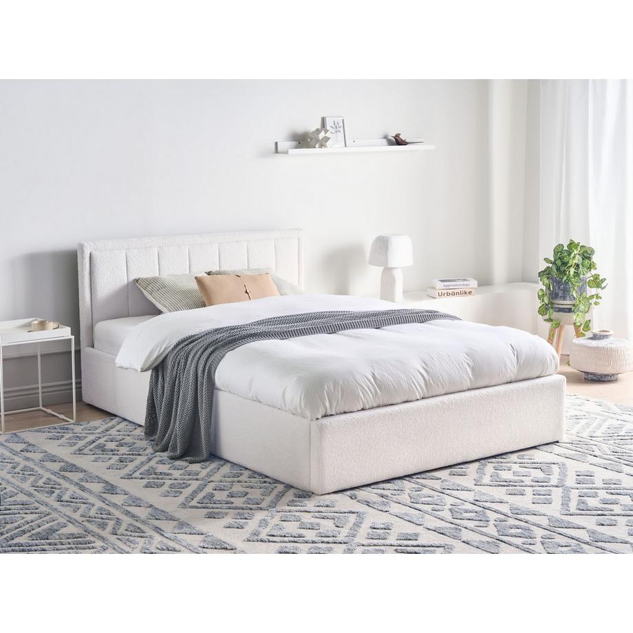 Beliani Lit ottoman en Bouclé  MONTLAUR  