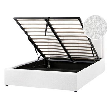 Lit ottoman en Bouclé Minimaliste MONTLAUR