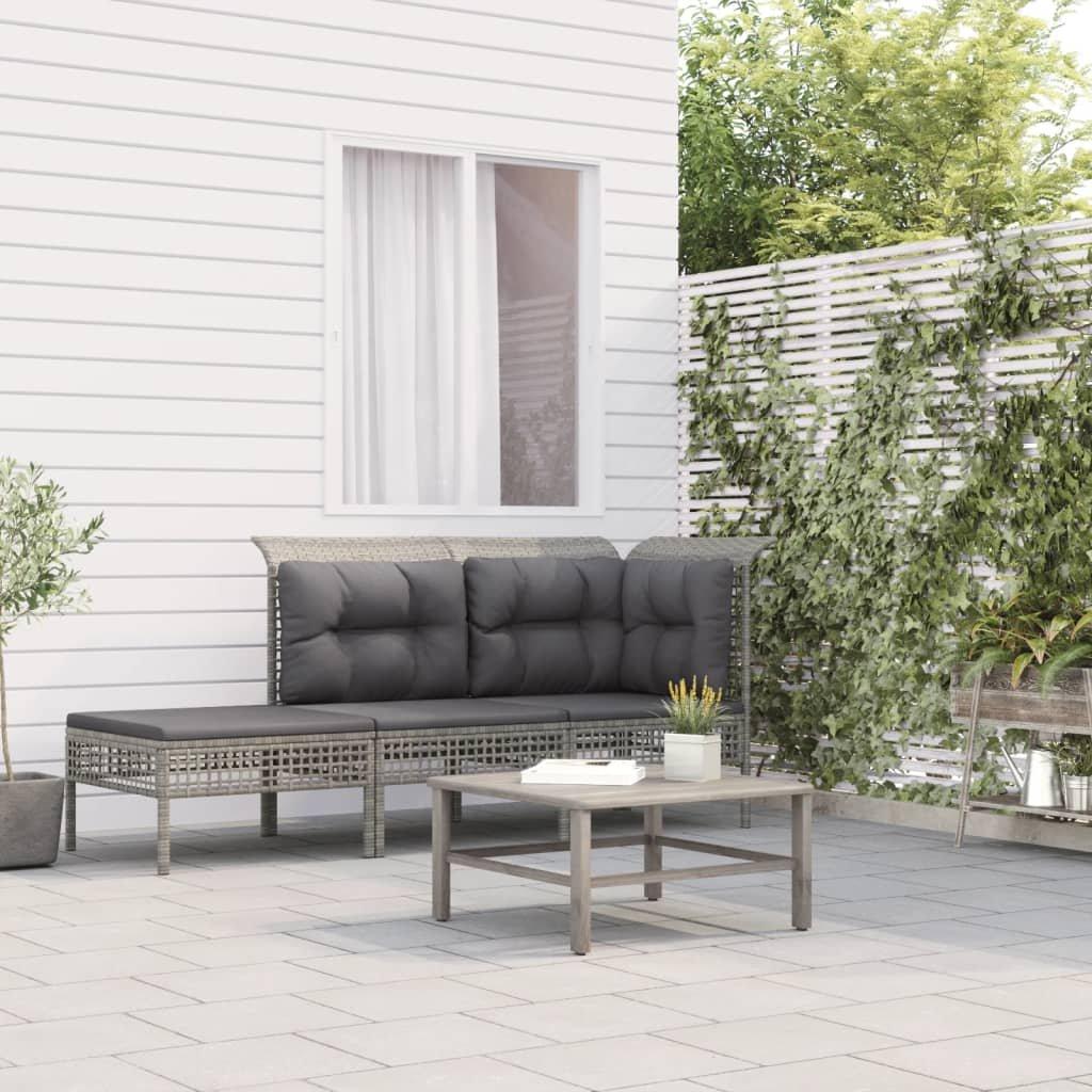 VidaXL Garten lounge set poly-rattan  