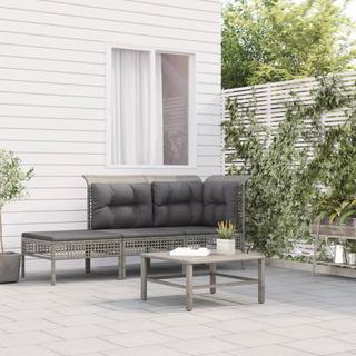 VidaXL set salotto da giardino Polirattan  