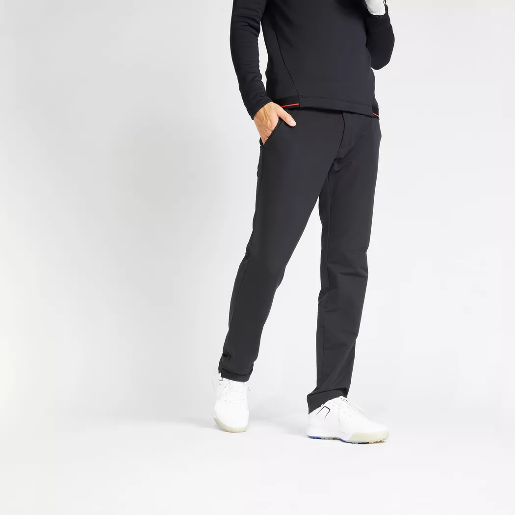 INESIS - Golfhose warm CW500, 50, Charcoal Black