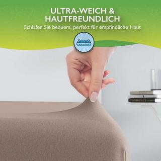 etérea Himmlische Qualität Comfort Jersey Topper Spannbettlaken  