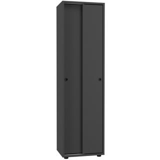 VCM Büroschrank mit 5 Fächern | moderner Aktenschrank mit Schiebetüren | Maße ca. H. 168 x B. 49 x T. 38 cm – Ulas 5-Fach  