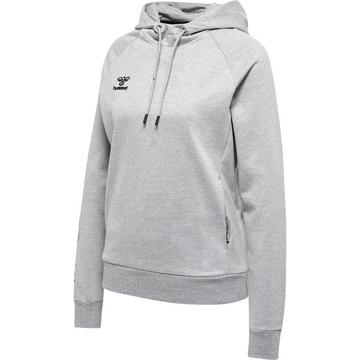 baumwo-sweatshirt mit kapuze, damen humme move grid