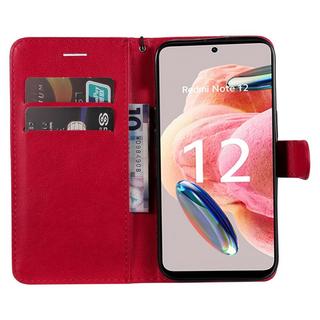 Cover-Discount  Xiaomi Redmi Note 12 4G - Leder Etui Hülle 