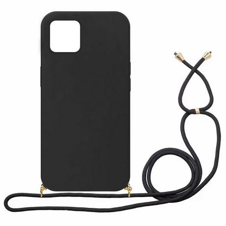 mobileup  Eco Case mit Kordel iPhone 13 Pro Max - Black 