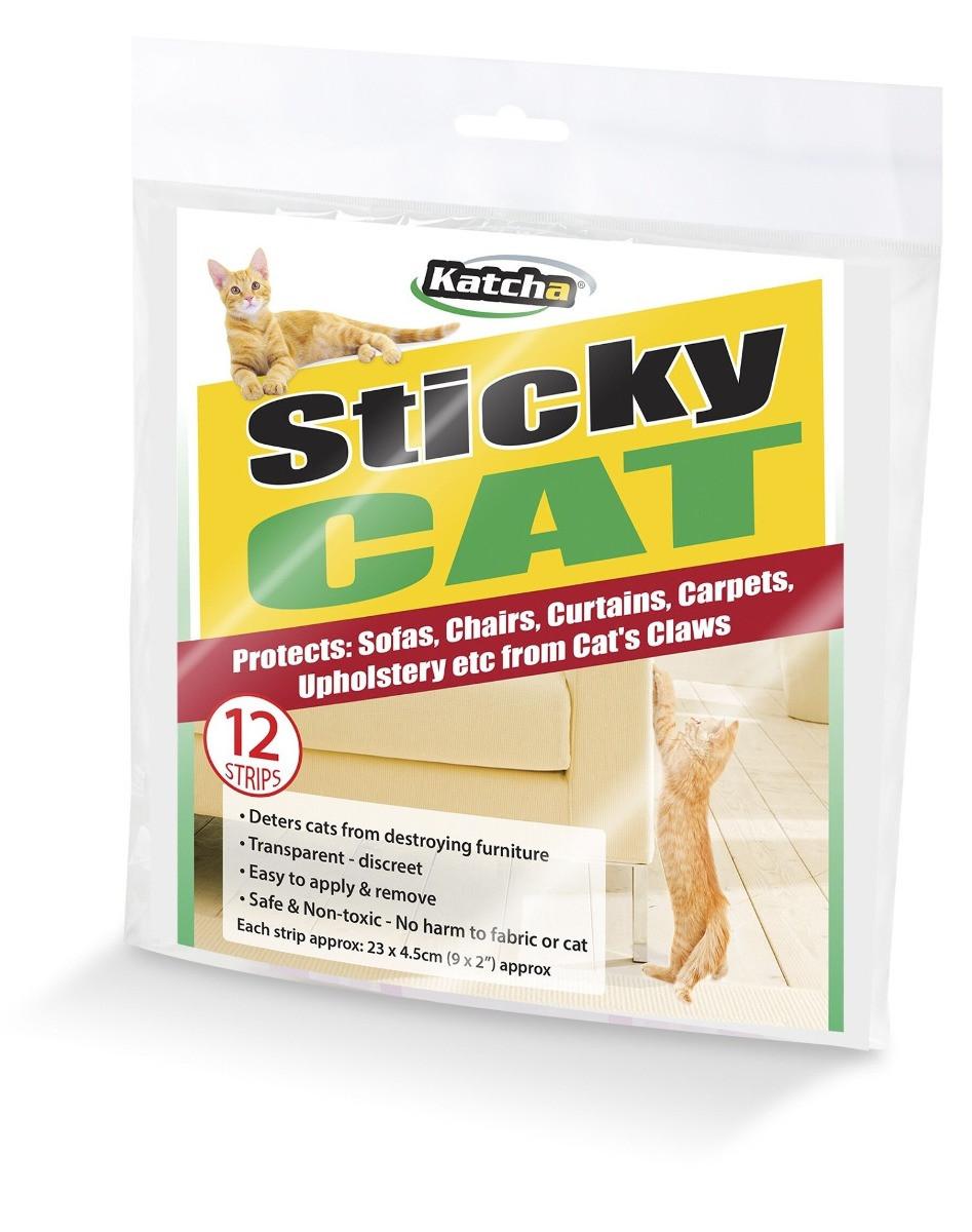 Katcha  Sticky Cat bandes anti-rayures pack de 24 