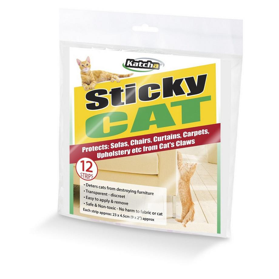 Katcha  Sticky Cat Antikratz-Streifen 24er-Pack 