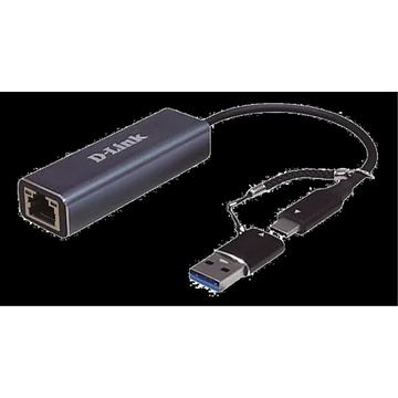 D-Link 2in1 USB-C/USB-A auf 2,5G Ethernet-Adapter