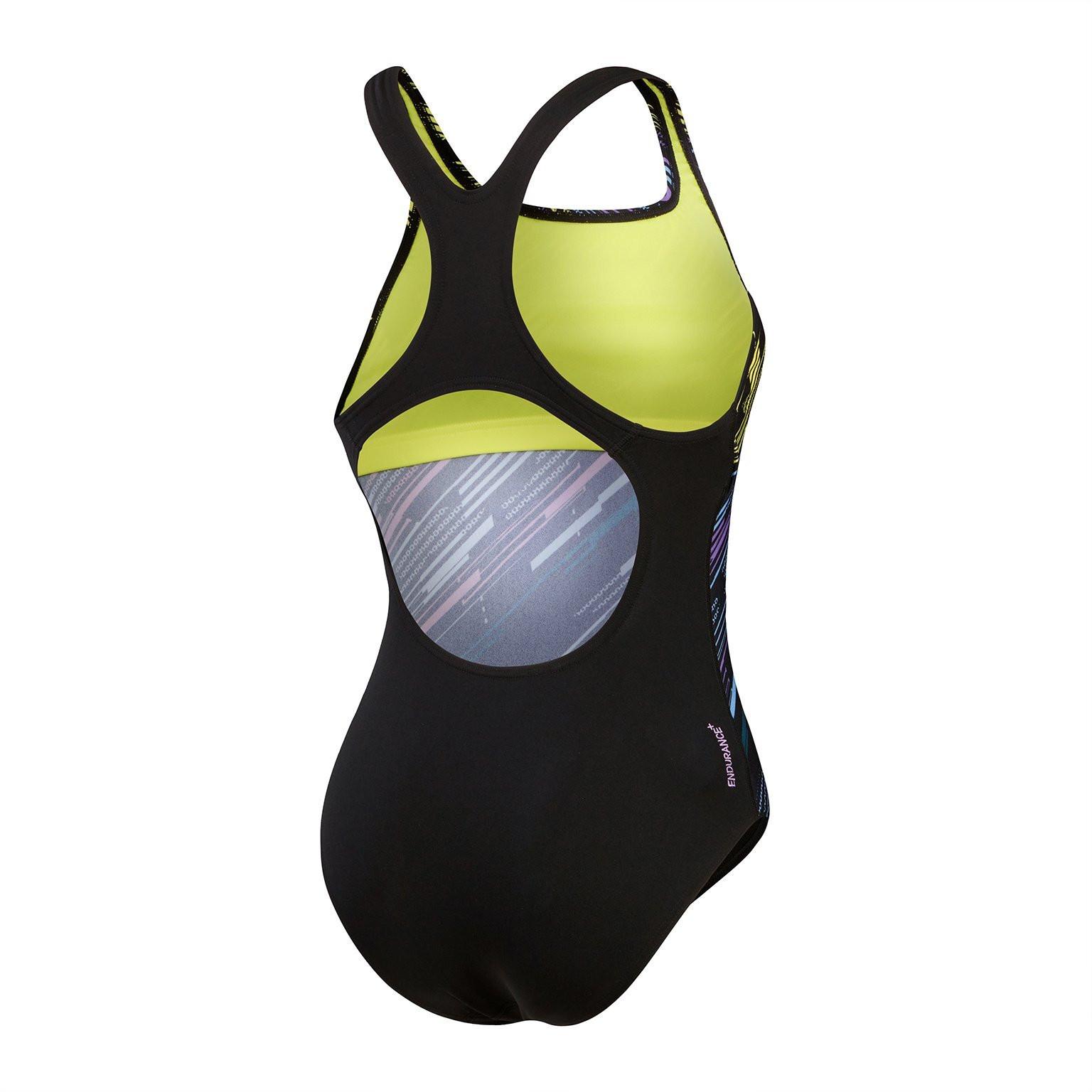 speedo  costume da bagno a 1 pezzo eco+m dig print medalist 