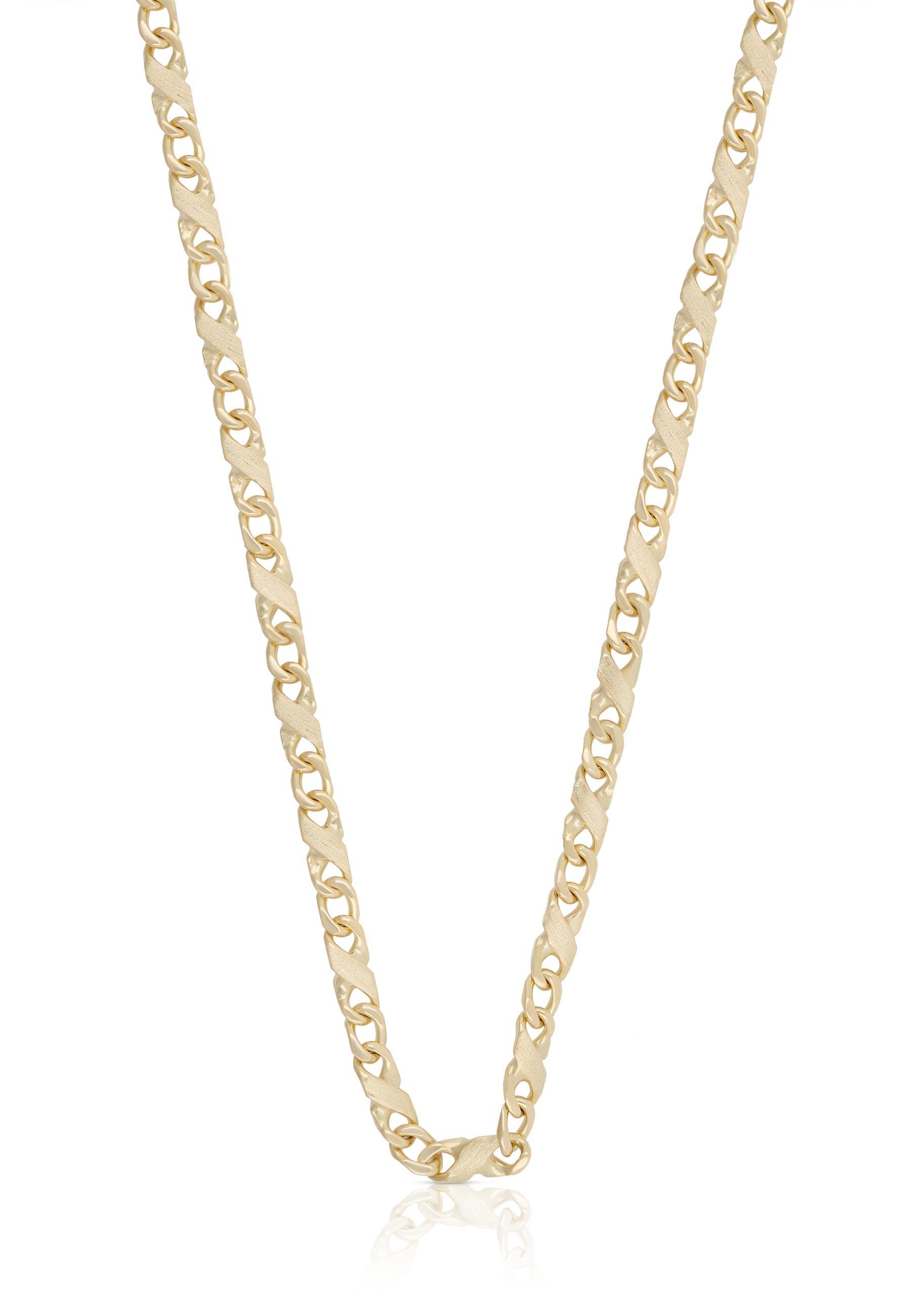 MUAU Schmuck  Collier 8er-Kette Gelbgold 750, 3.3mm, 42cm 