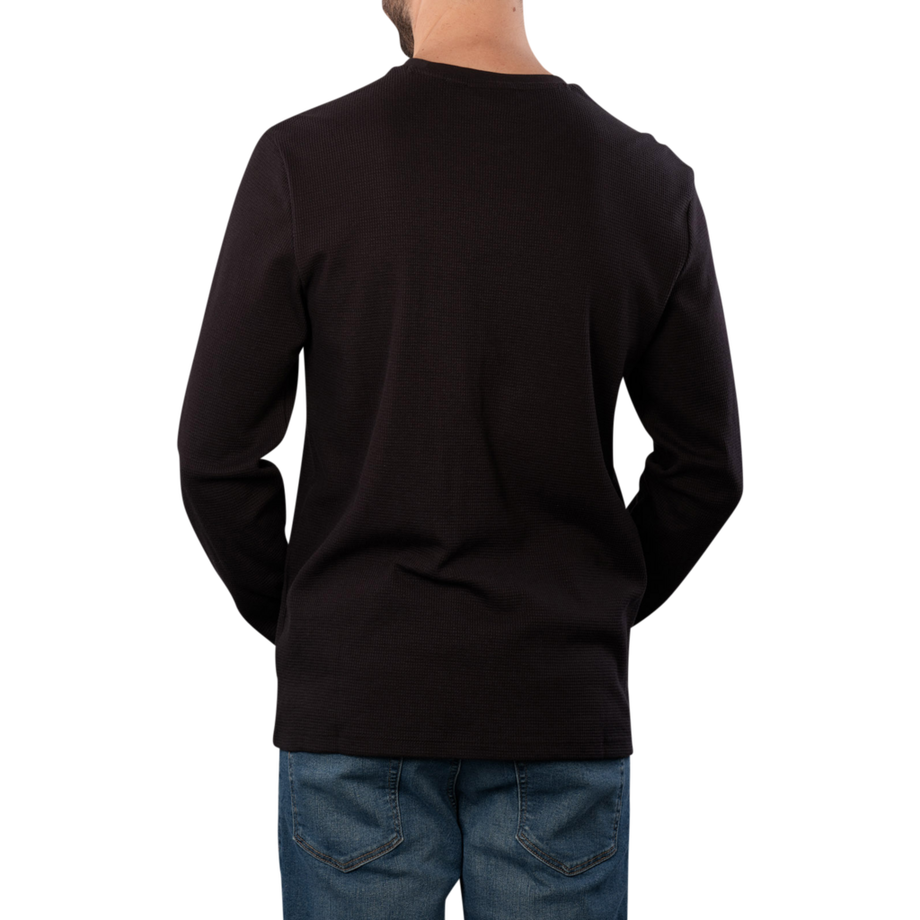 Calvin Klein Langarm Waffel T-Shirt  