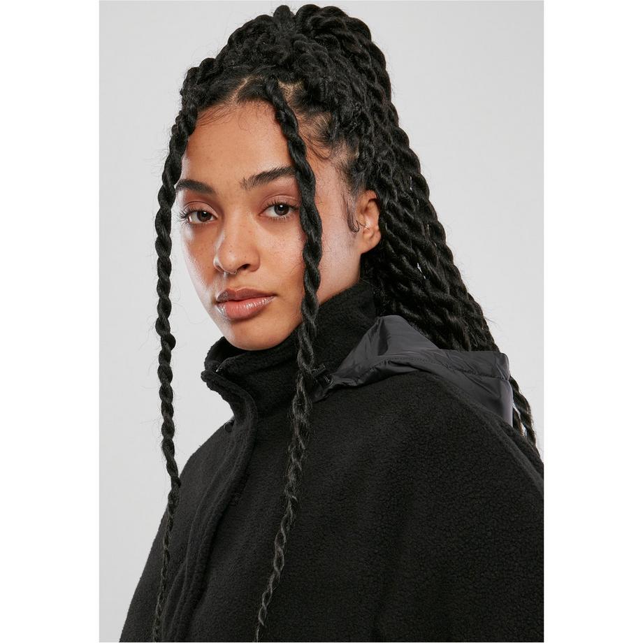 URBAN CLASSICS Veste Sherpa Mix Pullover pour Femme  