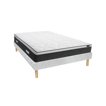 Ensemble Sommier + Matelas ressorts ensachés mémoire de forme ASTRIA Art Collection de DREAMEA