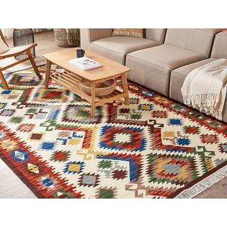 Beliani Tapis en Laine Boho AREVIK  