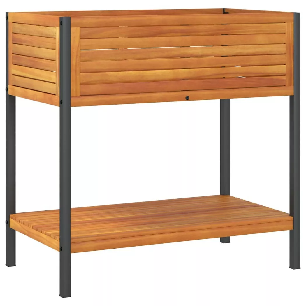 VidaXL - Jardinière bois d'acacia, One Size, Marron