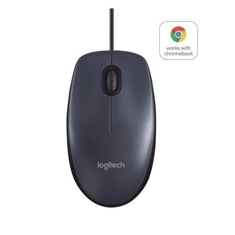 Logitech  B100 Optical Usb Mouse f/ Bus Maus Beidhändig USB Typ-A Optisch 800 DPI 