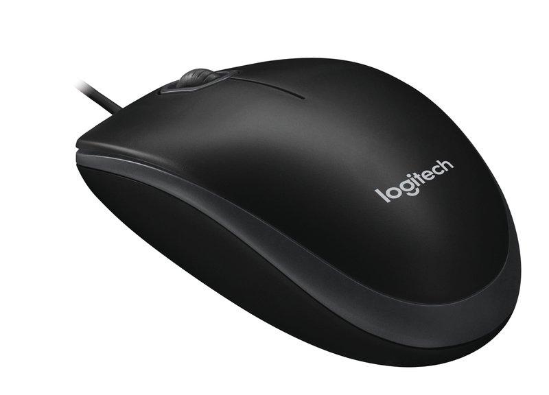 Logitech  B100 Optical Usb Mouse f/ Bus Maus Beidhändig USB Typ-A Optisch 800 DPI 