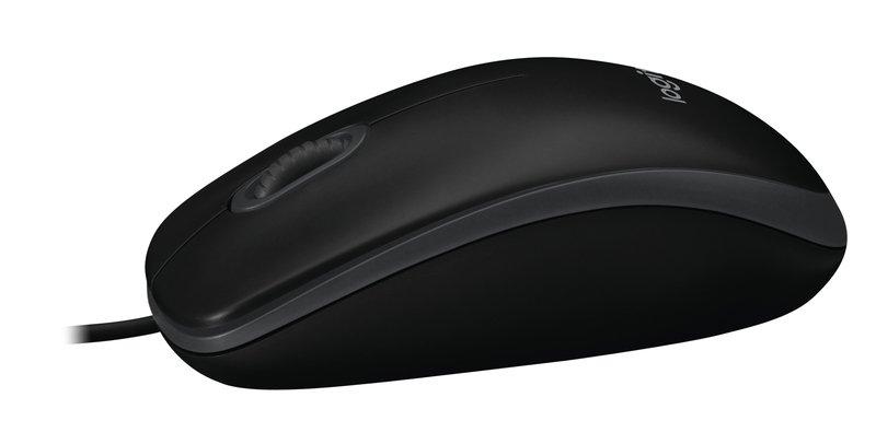 Logitech  B100 Optical Usb Mouse f/ Bus Maus Beidhändig USB Typ-A Optisch 800 DPI 