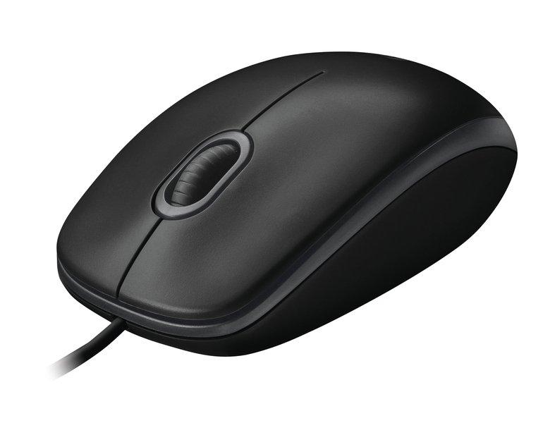 Logitech  B100 Optical Usb Mouse f/ Bus Maus Beidhändig USB Typ-A Optisch 800 DPI 