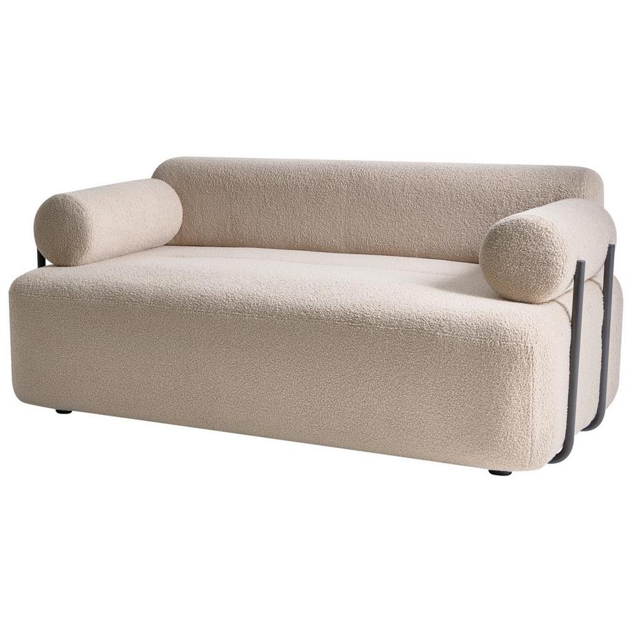 Beliani 2 Sitzer Sofa aus Bouclé  ELVA  
