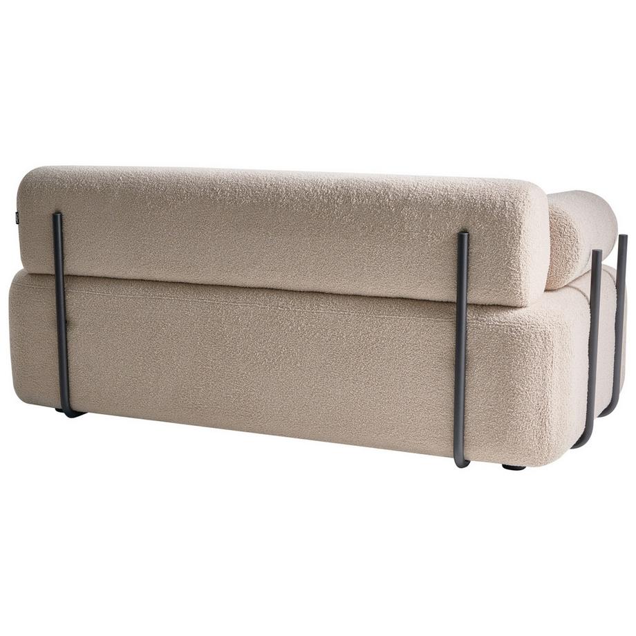 Beliani 2 Sitzer Sofa aus Bouclé  ELVA  