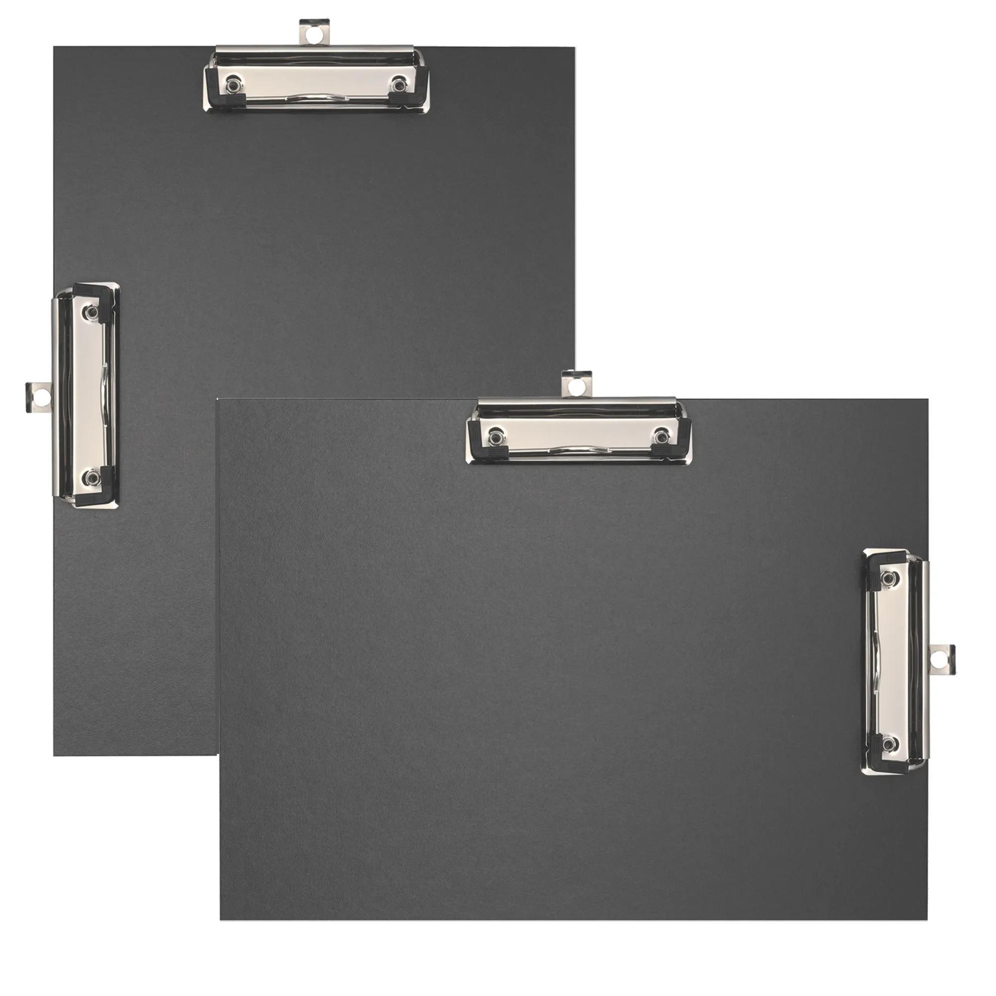 Exacompta  Porte-bloc double clip papier enduit - Format 23x32cm pour A4 - x 10 