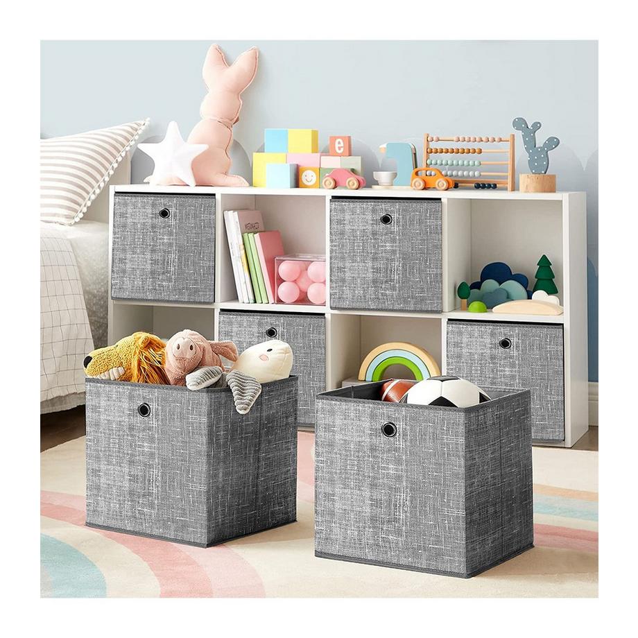 Calicosy Boîte de rangement Boîtes de rangement Organizer Non-tissé Set de 6 pièces  