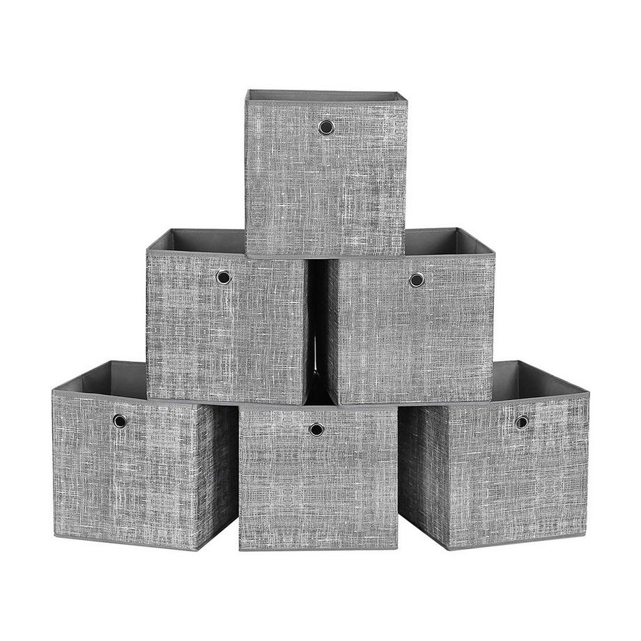 Aufbewahrungsbox Ordnungsboxen Organizer Vliesstoff 6er Set
