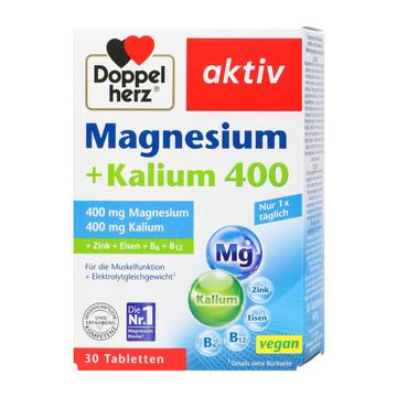 Doppelherz Magnesium Kalium 400 Muskelfunktion