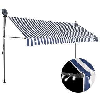 VidaXL Auvent rétractable tissu  