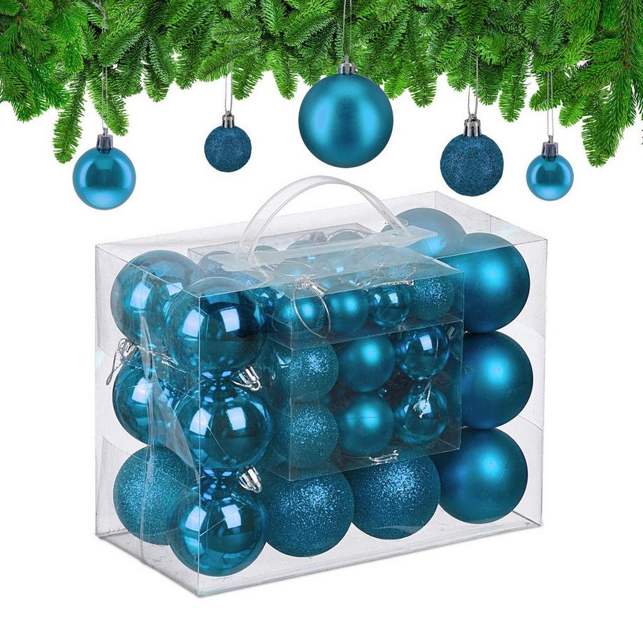 Christbaumkugeln-Set, 50 Stück