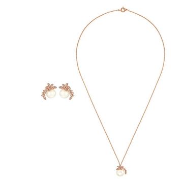 Set Leora rose goldfarben