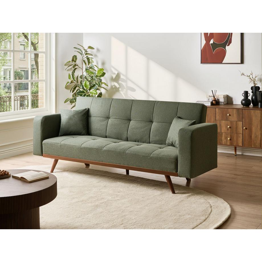 Beliani Canapé 3 places en Tissu Traditionnel HJULBY  