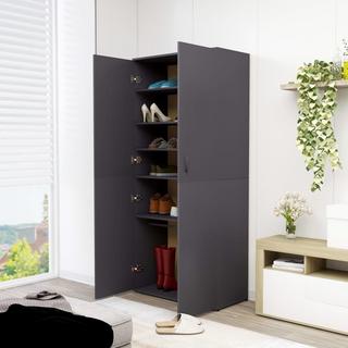 VidaXL Armoire à chaussures bois d'ingénierie  