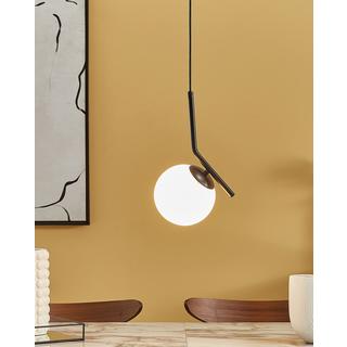 Beliani Lampe suspension en Verre Moderne WAPITI  