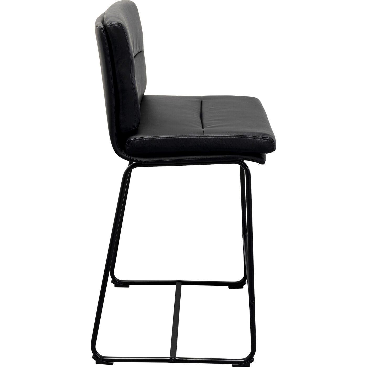 KARE Design Chaise de bar Ginny noire 75  