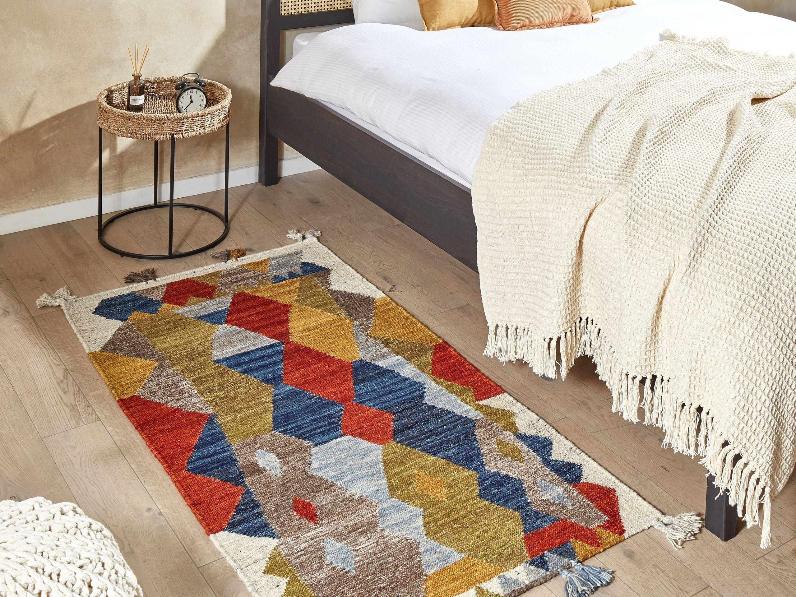 Beliani Tapis en Laine Boho ARZAKAN  