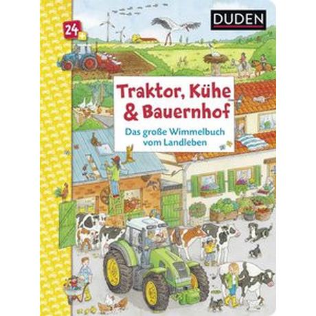 Traktor, Kühe & Bauernhof: Das große Wimmelbuch vom Landleben Braun, Christina; Coenen, Sebastian (Illustrationen) Couverture rigide 