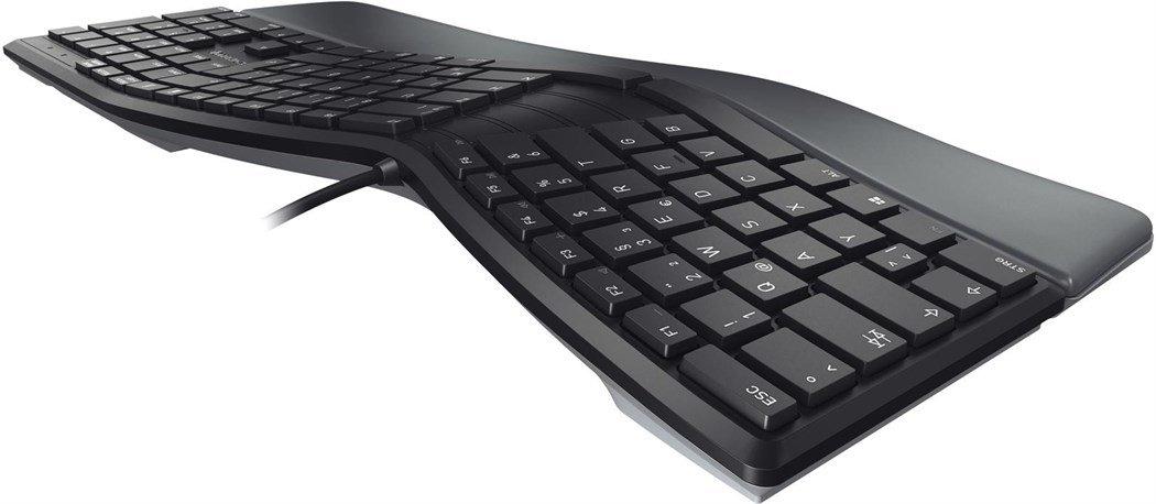 Cherry  CHERRY KC 4500 ERGO Tastatur USB QWERTZ Schweiz Schwarz 