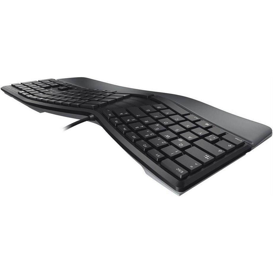 Cherry  CHERRY KC 4500 ERGO Tastatur USB QWERTZ Schweiz Schwarz 