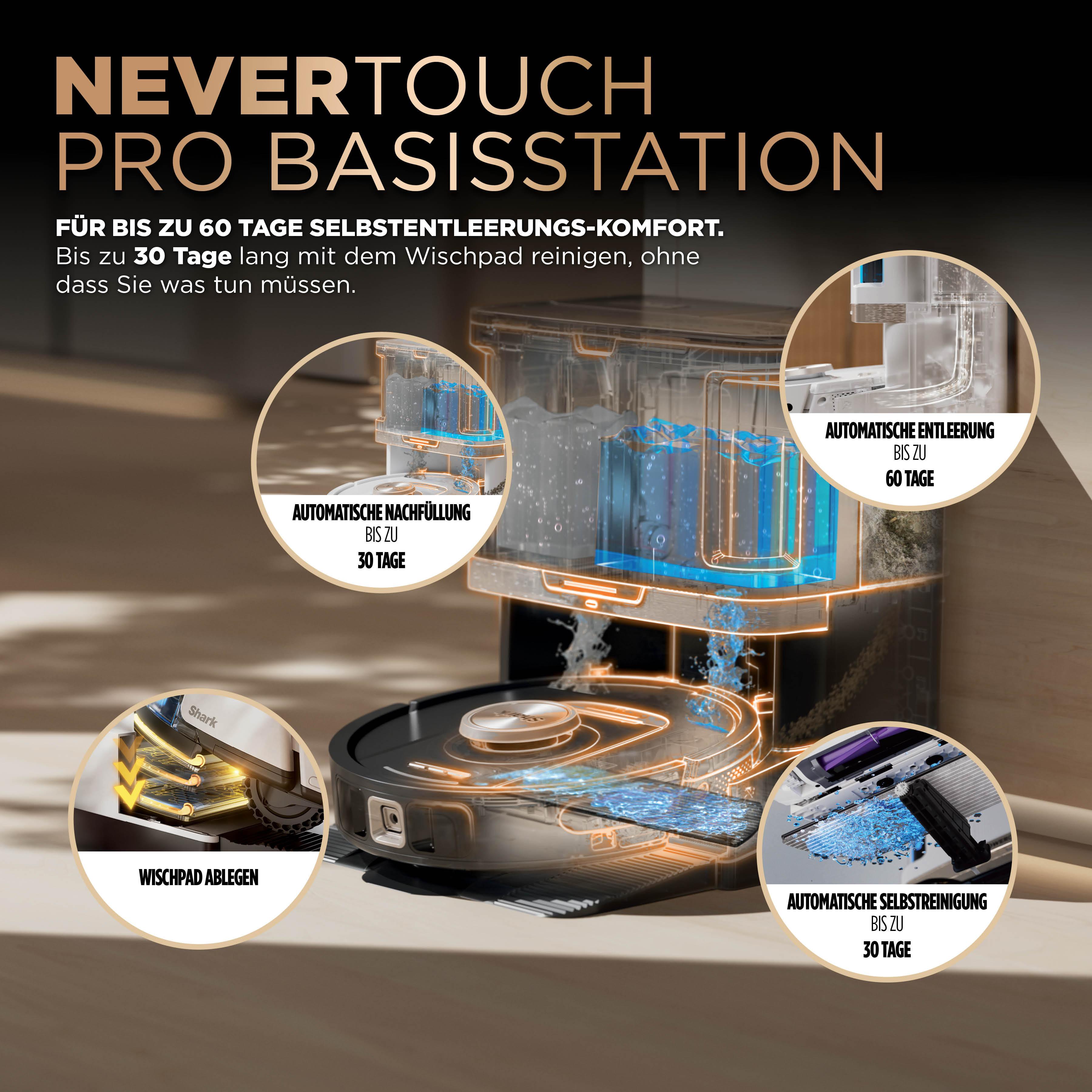 Shark RV2800ZECHWH Robot aspirapolvere e mocio 2 in 1  