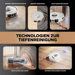 Shark RV2800ZECHWH Robot aspirapolvere e mocio 2 in 1  