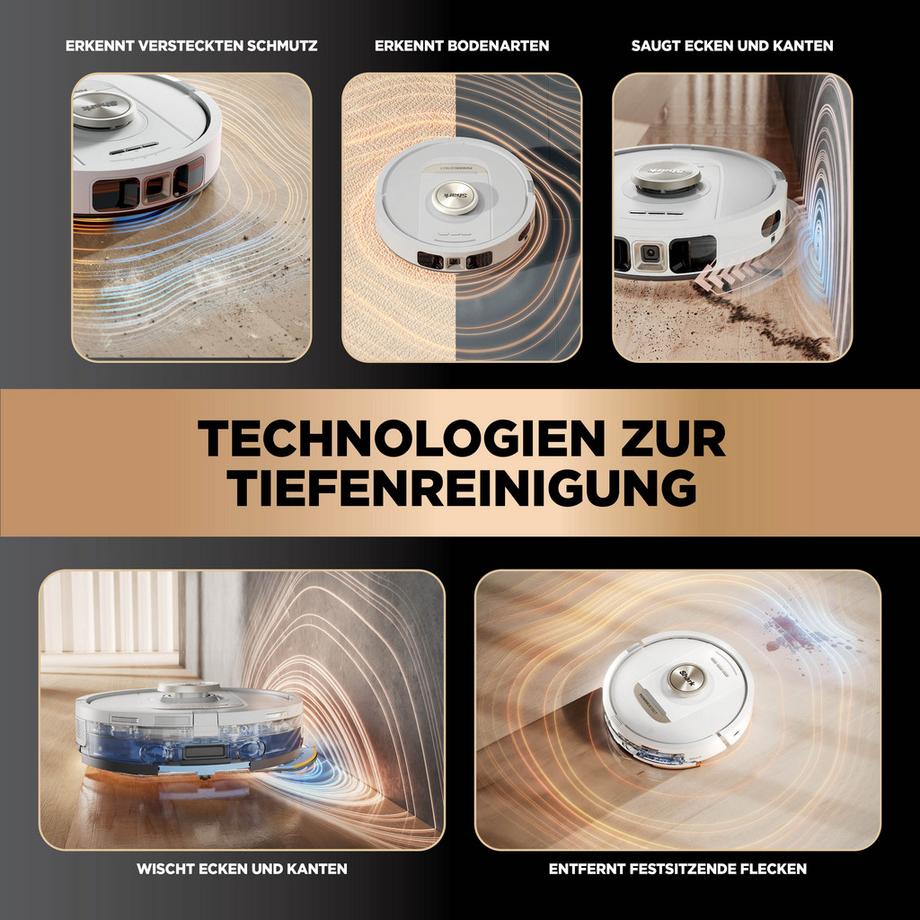 Shark RV2800ZECHWH Robot aspirateur et laveur 2 en 1  