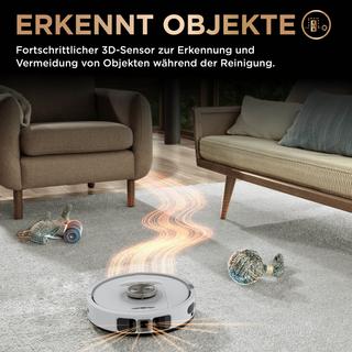 Shark RV2800ZECHWH Robot aspirapolvere e mocio 2 in 1  